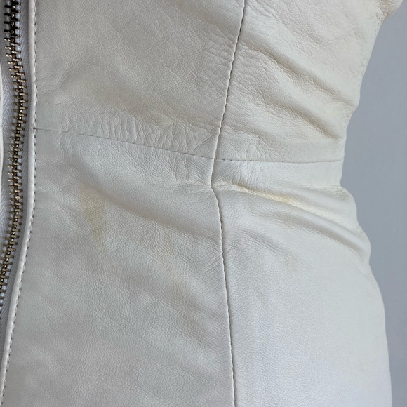 BIRD BY JUICY COUTURE LEATHER HALTER DRESS - Picture 6 of 15